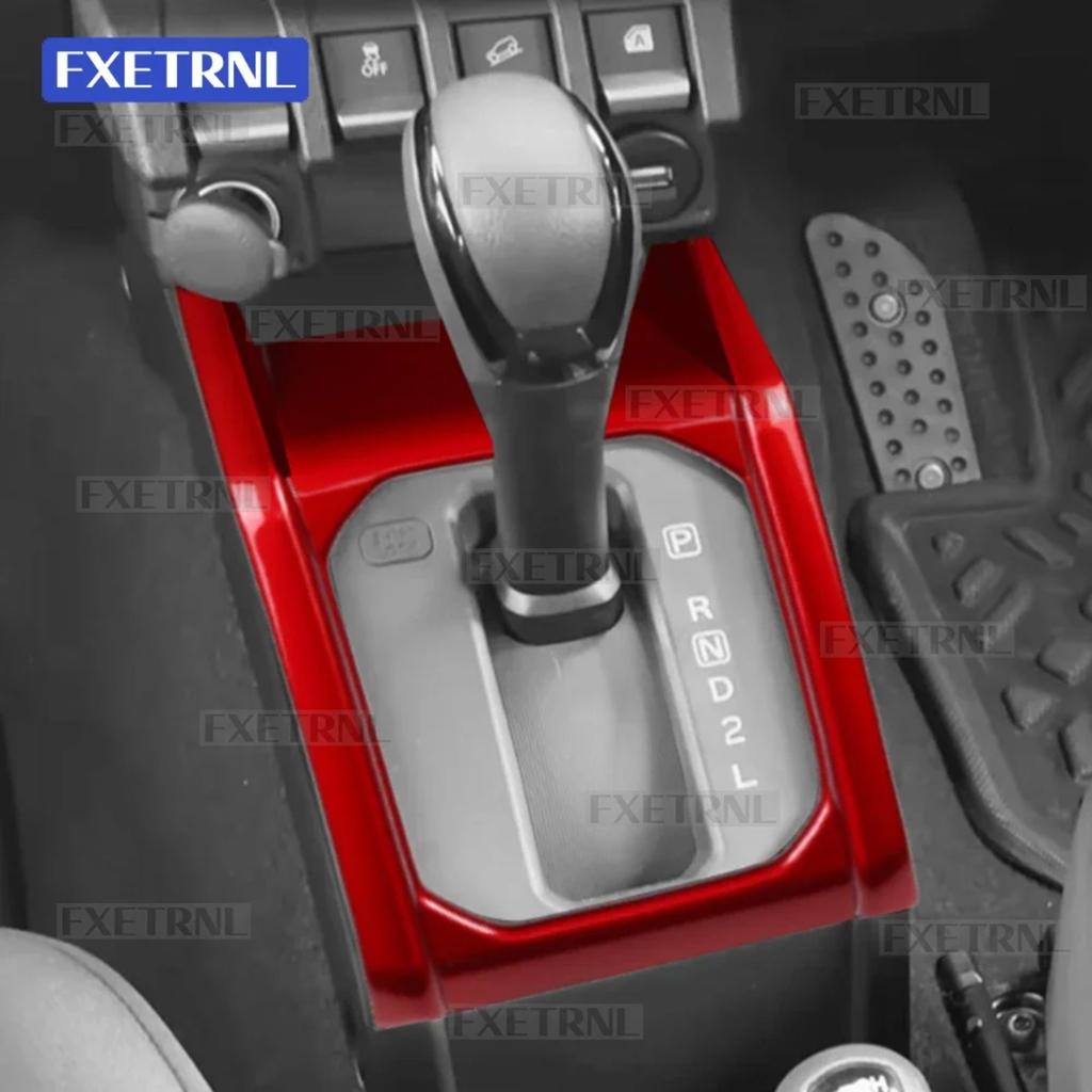 For Suzuki Jimny 2018-2025 Automatic Gear Shift Outer Panel Frame Universal Anti Scratch Center Console Interior Mod Accessories