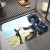 Anime T-Titanfall II Floor Mat Diatomite Bath Mat, Quick Dry Absorbent Non-Slip Door Mat