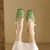 Women's high-heeled sandals spring and summer new simple and comfortable thick heel large size light mouth bag head sandals
