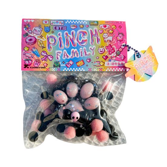 Waffel-Quetschspielzeug, langsame Rückfederung, Stressabbau, Hasen-Dessert, Katzenpfote, zerquetscht, sensorisches Zappelspielzeug, Kneifspielzeug, Geburtstagsgeschenk für Kinder und Erwachsene