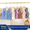 Kids' Fashionable Double-Sided Fleece Vest - Warm Sleeveless Jacket for Boys and Girls