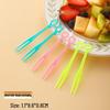 ZISIZ Disposable Plastic Fruit Picks