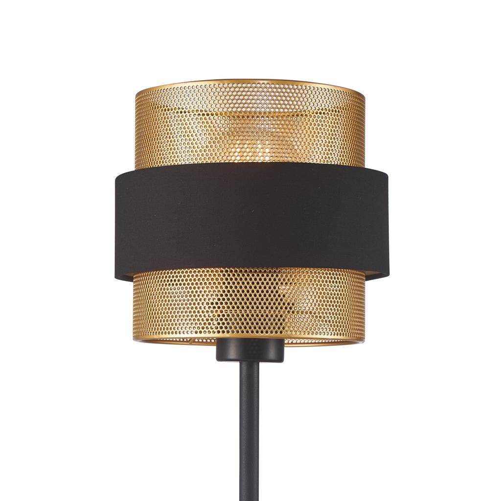 Lampa Stołowa Bans 1 E27 Czarny  Italux Tb-27467-1-Bk-Gd