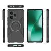 For Realme 15 5G Magnetic Case Butterfly Armor Hollow Heat Dissipation PC+TPU Phone Cover