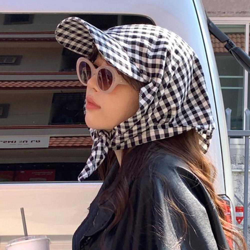 French Retro Sun Hat Quick Drying Peaked Cap Fashion Headscarf Hat for Women Spring and Summer
