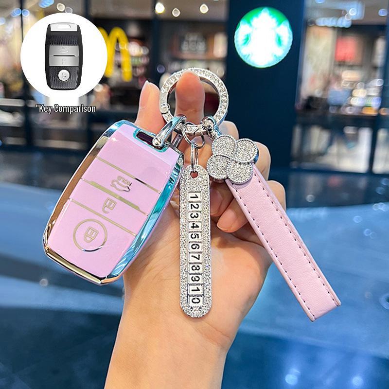 Kia Key Case Shell for K3, K4, K5, KX3, KX5, Sportage, Sorento, Yipao, and K5 Models