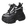 Fashion Fashion Women Autumn Chunky Sneakers Winter High Platform Warm Casual Shoes Black Sports Leather Shoes