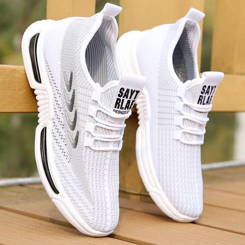 Men's Summer Mesh Slip-on Sneakers - Breathable Casual Shoes for Students