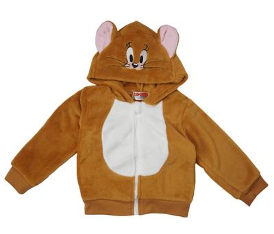 E Kigurumi Outerwear Capuz Fofo Fleece Tom e Jerry Parka Roupas Meninos Meninas 221149204 Jerry [Tom Jerry] Infantil