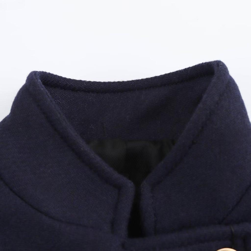 2024 Autumn Women's European & American Style Double-Breasted Overcoat Jacket