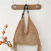 Tassel Hand-woven Tote Bag Women's Summer New Fashion Trend Hollow Versatile Shoulder Armpit Bag