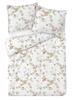 Satin Bedding Set 160x200 Exclusive Leaves and Flowers Spring