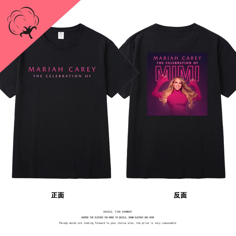 

Camiseta Mariah Carey 2025 Concert T Shirt Hot Sale 100 Cotton Short Sleeve Tee New Arrival Fans Gift Y2k Clothes Women Tops S