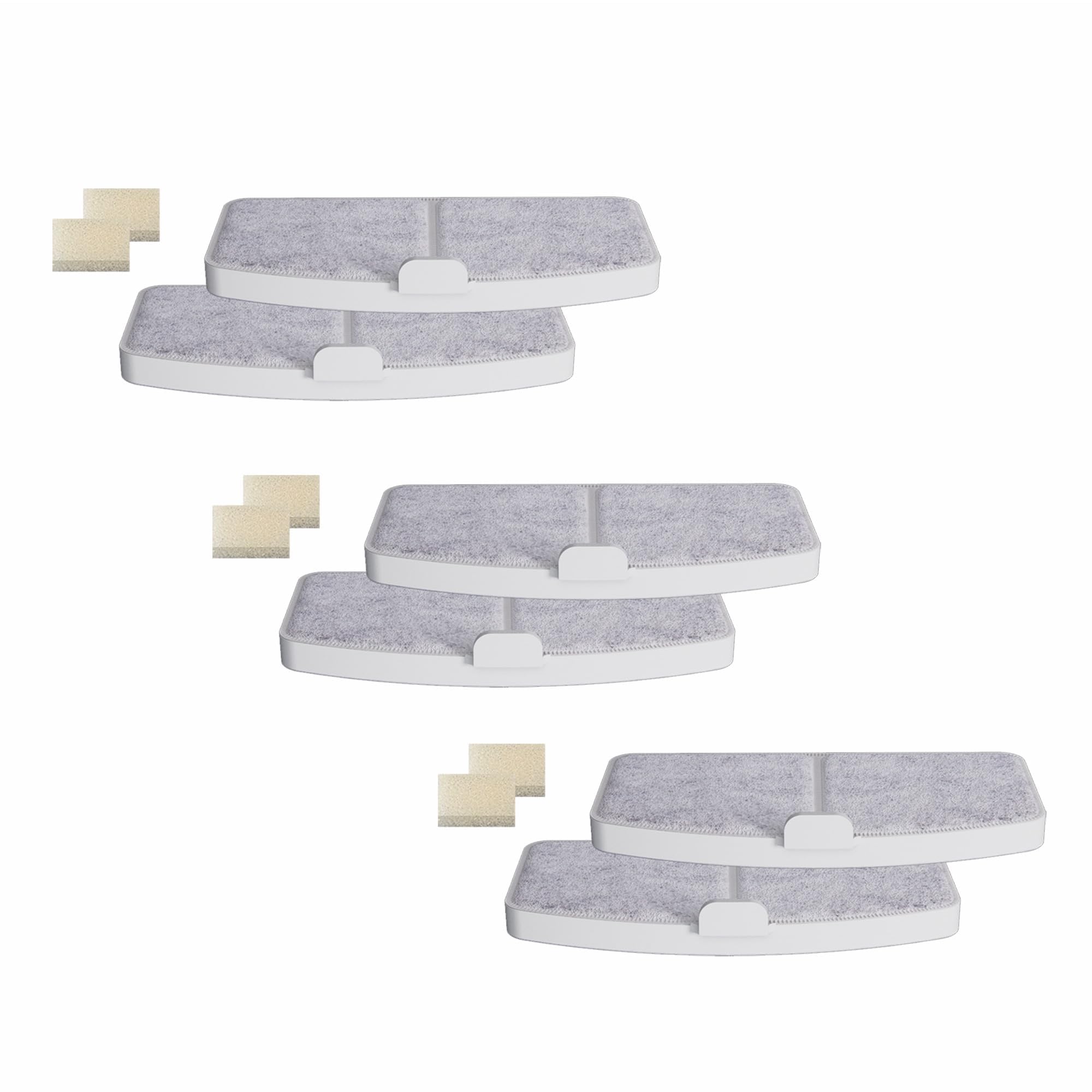 

Automatic Water Dispenser for Smart Pet Water Dedicated Filter x 3 Filter for Dogs and Pump Filter Low Noise Easy Smartphone Remote Reliable Support белый