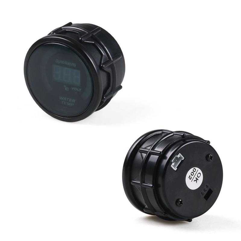 Dynoracing 2" 52MM Digital 20 LED Boost bar psi Vacuum Water temp Oil temp Oil press Voltmeter Air/fuel ratio EGT temp RPM Gauge