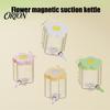 Budgie Water Bottle Automatic Bird Dispenser for Cage, Inside Outside Cage Mount Magnetic Parrot Space-saving Waterer Feeder, Transparent Cockatiel