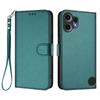 For Nothing CMF Phone 2 Pro Leather Case Wallet Stand Phone Cover with Wrist Strap