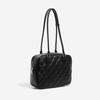 Large Capacity Toast Bag, Computer Bag, New Small Fragrant Style Portable Shoulder Tote Bag, Diamond Grid Boston Bowling Bag