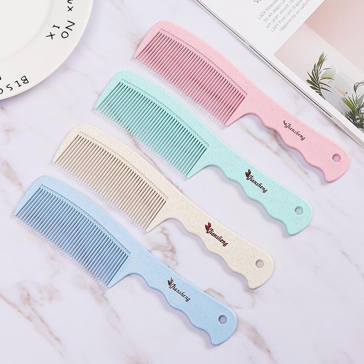 Korean Style Wheat Straw Hair Styling Comb for Men and Women with Independent Packaging, Multiple Options Available.