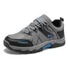 Mens Outdoor Hiking Shoes Lightweight Breathable Waterproof Slip Resistant Work Boots Low Cut Casual Sneakers