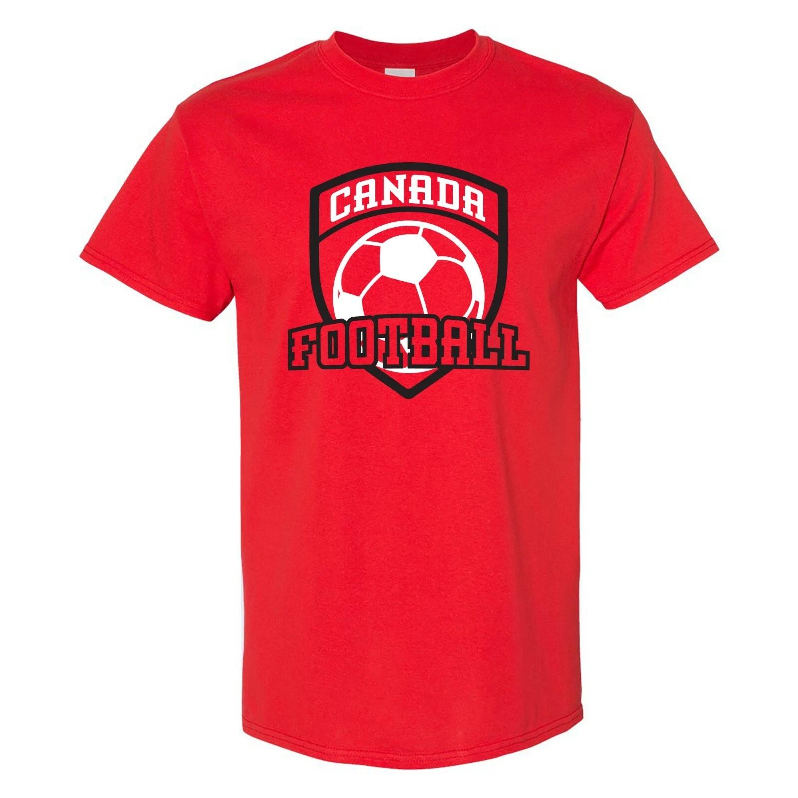 Canada Football - Soccer Sports Competition T Shirt - Red XL