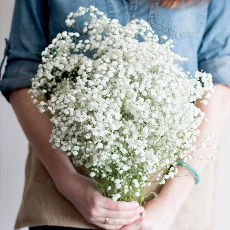5/10Pcs Artificial Flowers Bouquet Plastic Gypsophila Fake Flower for Wedding Centerpieces Babys Breath Party Home Room Decor
