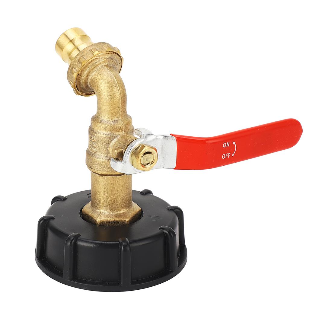 IBC-Behälteradapter 3 4 Zoll Messing-Behälteranschluss Grobgewinde 275-330 Gallonen Wassertank Gartenschlauchventilanschluss