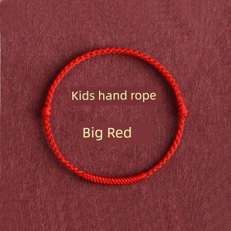 This Animal Year Red Rope Bracelet Female Couple Anklet Bad Luck Lucky Carrying Strap Baby Kids Safe Foot Chain Male Gift