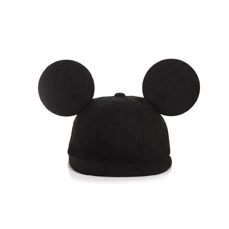 Men's and Women's Fashion Casual Mouse Ears Baseball Cap Adjustable Comfortable Breathable Children's Hip Hop Duck Tongue Cap