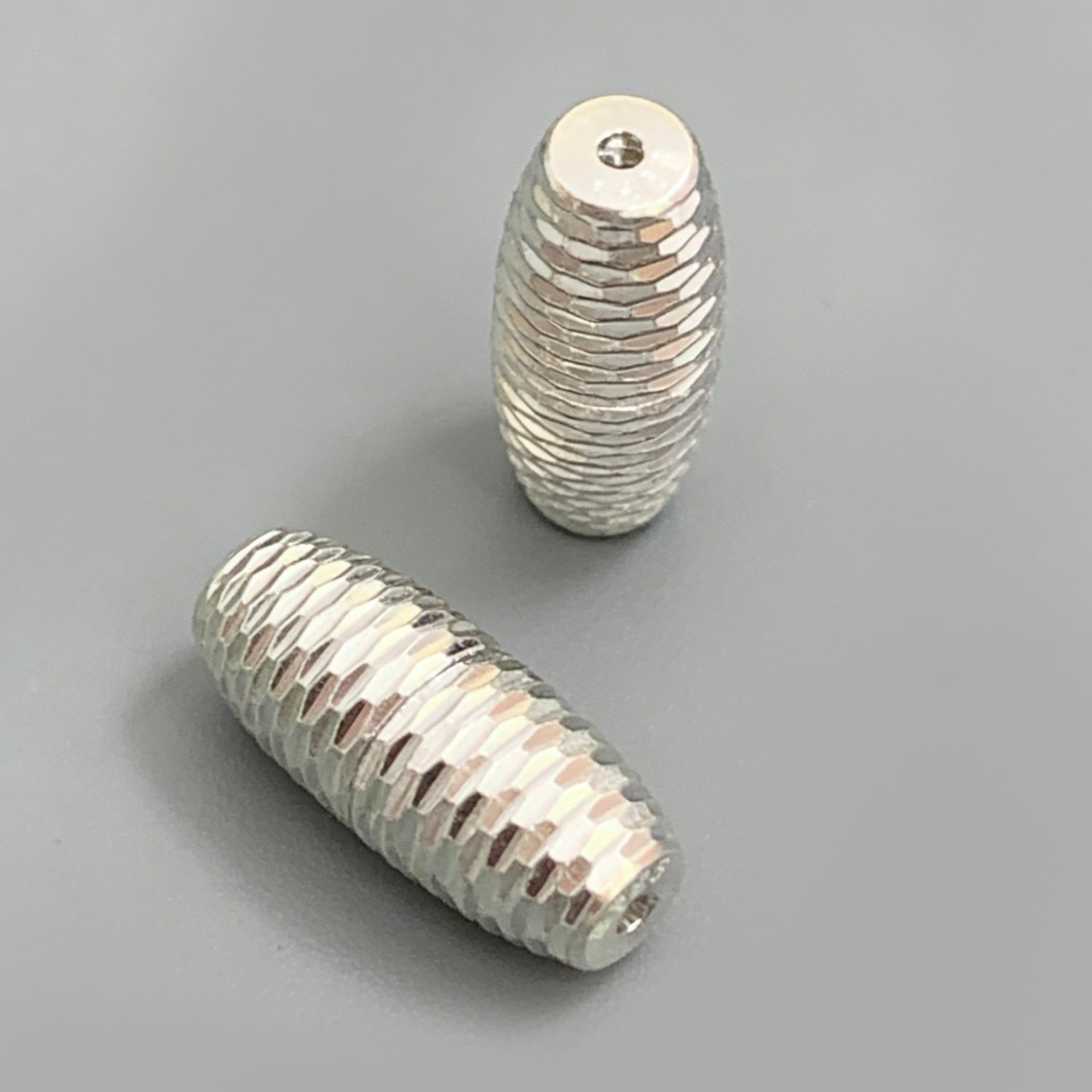 S925 Sterling Silver Handmade DIY Jewelry Spacer Beads, Connectors & Screw Clasps.