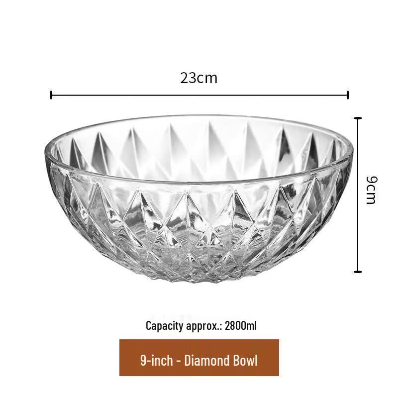 Qiwei Transparent Acrylic Multi-purpose Serving Bowl