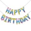Palloncini in Foil con Lettere Inglesi HAPPY BIRTHDAY da 16 Pollici Decorazione Festa di Compleanno Bambini Lettere Inglesi HAPPY BIRTHDAY da 16 Pollici
