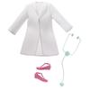 Barbie Barbie Works with Doctor Doll House for Ages 3 and Dress-Up Up, White, GYT29_J