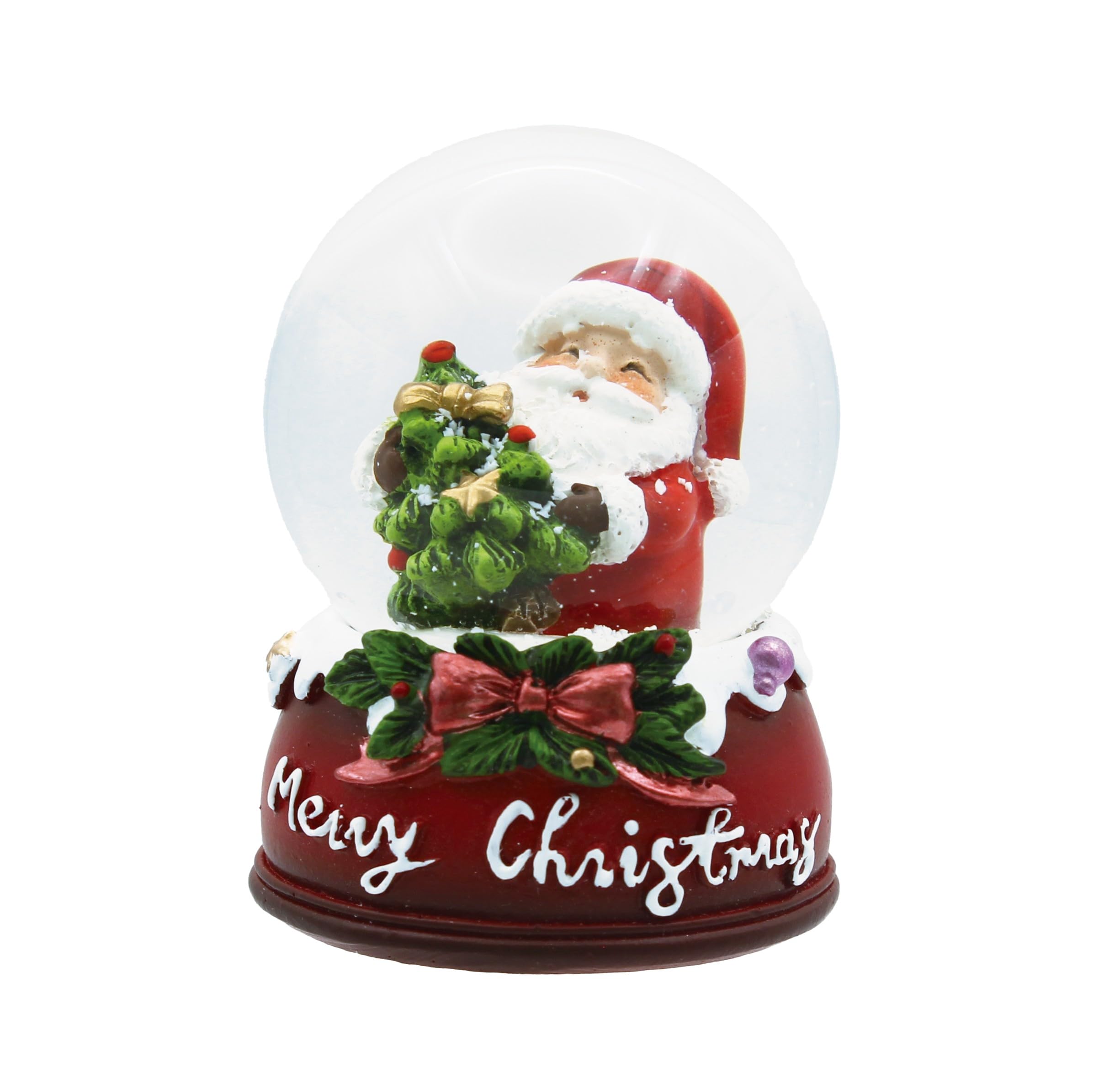 

Livelight Snow Globe 45mm Christmas Scene Santa Present Gift Snow Globe Market Tokyo Candle