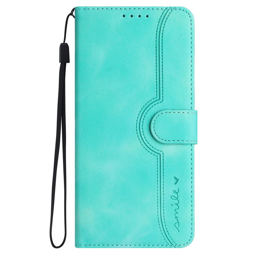 YX0030 For Xiaomi Redmi 13 5G/13 4G Case Smile Imprinted Wallet PU Leather Flip Cover