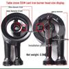 Gas Stove Cast Iron Burner Head Flame Spreader and Cap Set