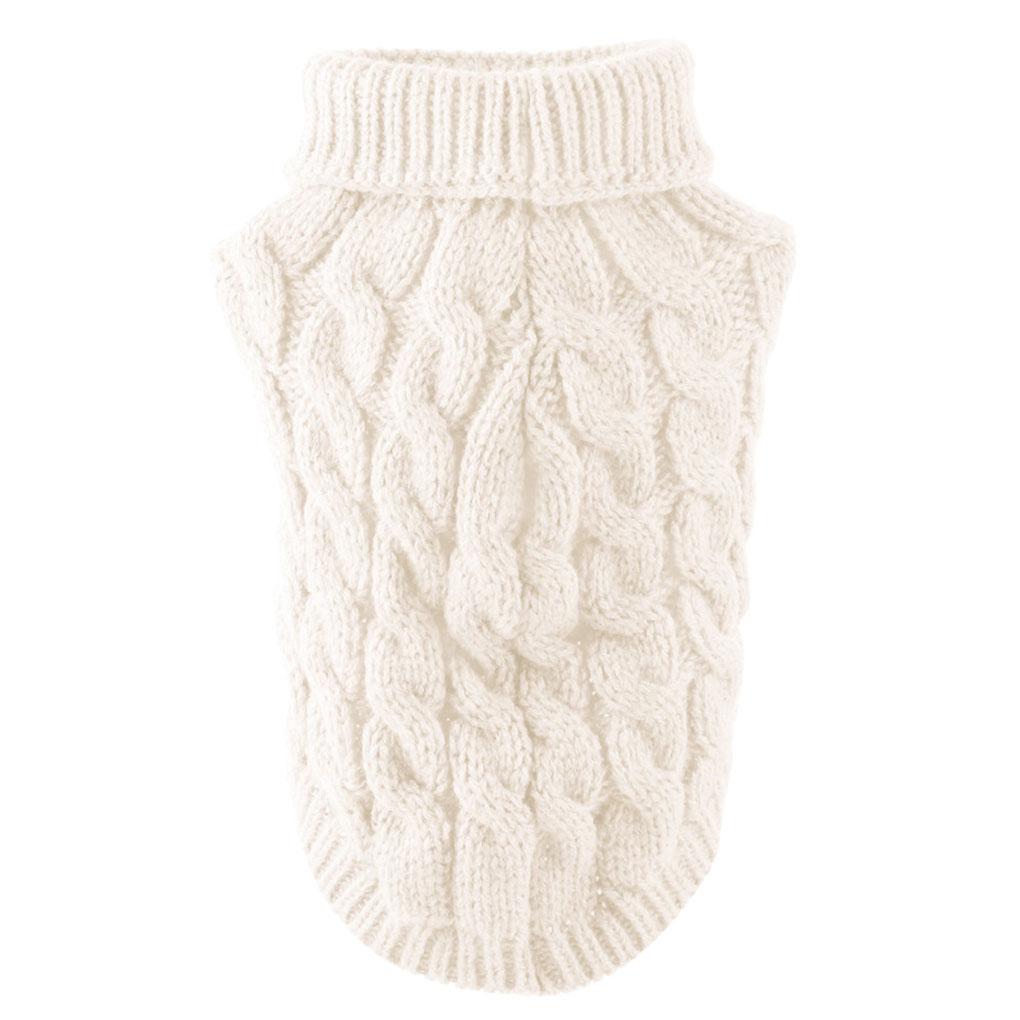 

Knitted Pet Sweater Medium Small Animal Warm Sweatshirt Solid Winter Knitting Pet Clothes