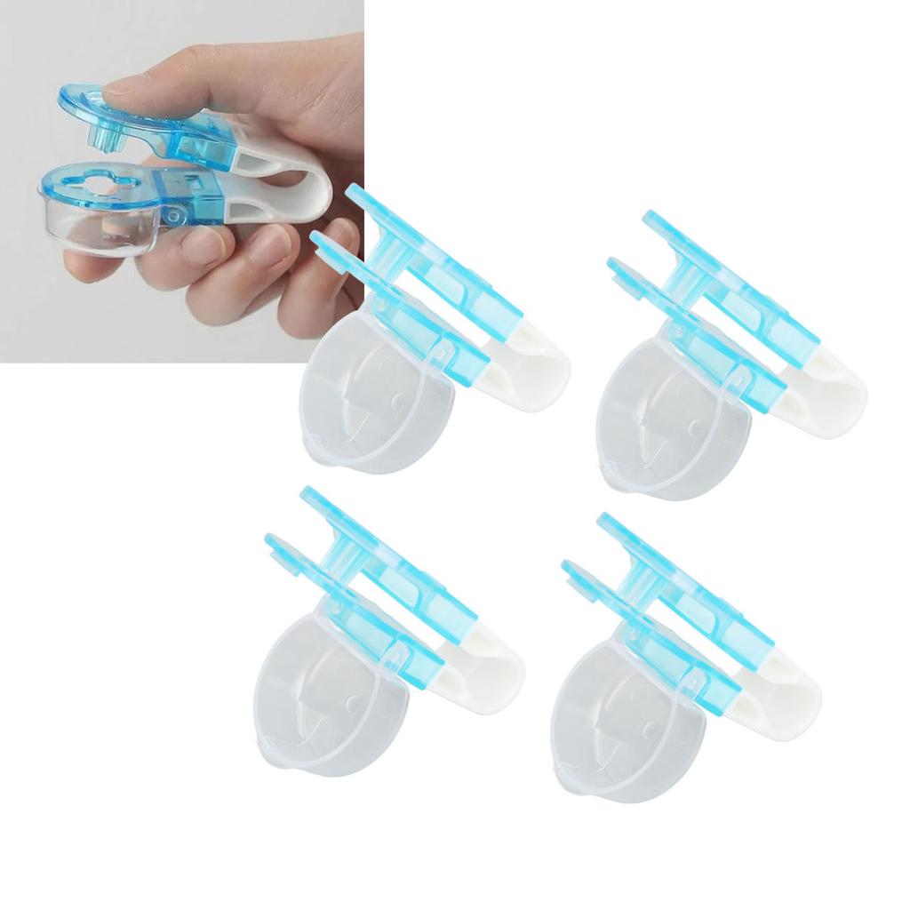 4pcs Medicine Taker Remover Portable Tablets Taker Travel Medicine Dispenser Assistance Tool for Elderly Weak Hands People