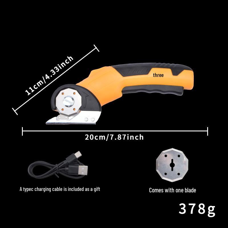 

Портативный электрический дисковый нож для ткани и кожи