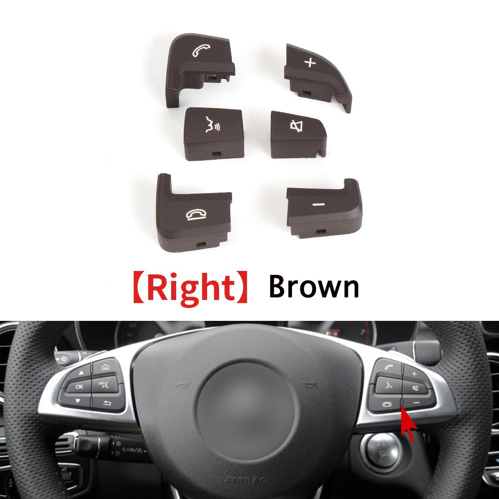 For Mercedes W205 W253 Car Steering Wheel Switch Control Buttons For Benz C GLC Class C200 C220 C260 GLC250 GLC300 2015-