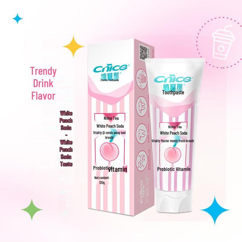 NICE White Peach Soda Toothpaste