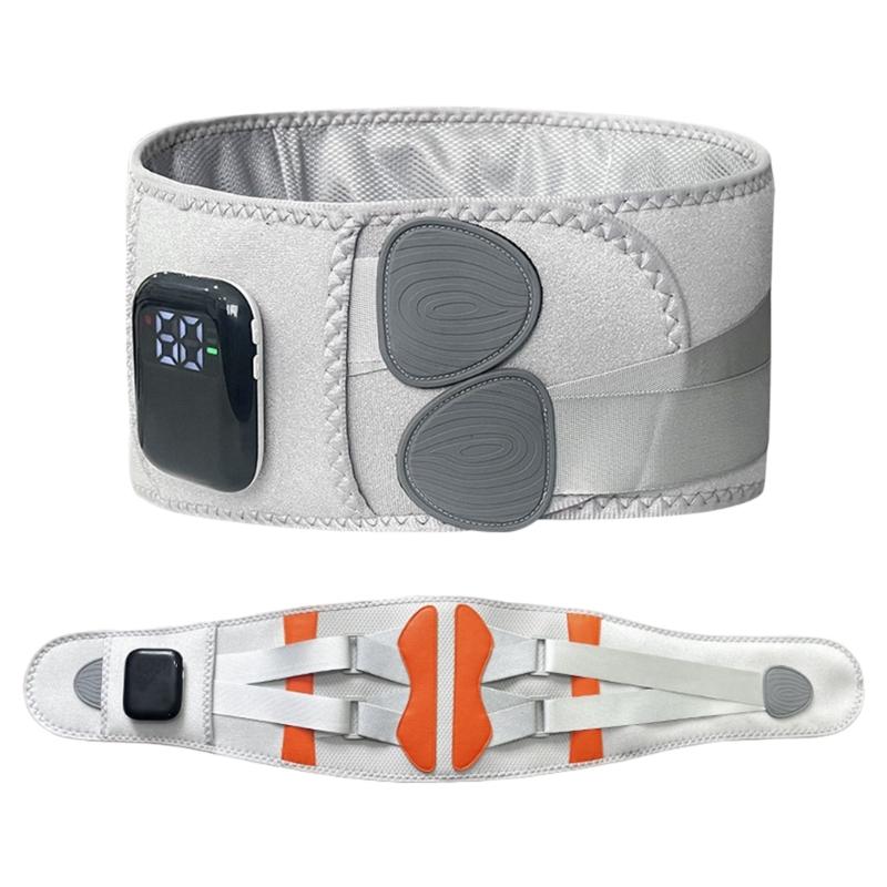Ergonomic Lumbar Support Belt Heating Therapy And Vibrations Massage For Improved Postures And Reduce Fatigue During Daily Activities