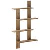 Wall Shelf Artisan Oak 61 X 13.5 X 105 Cm Engineered Wood