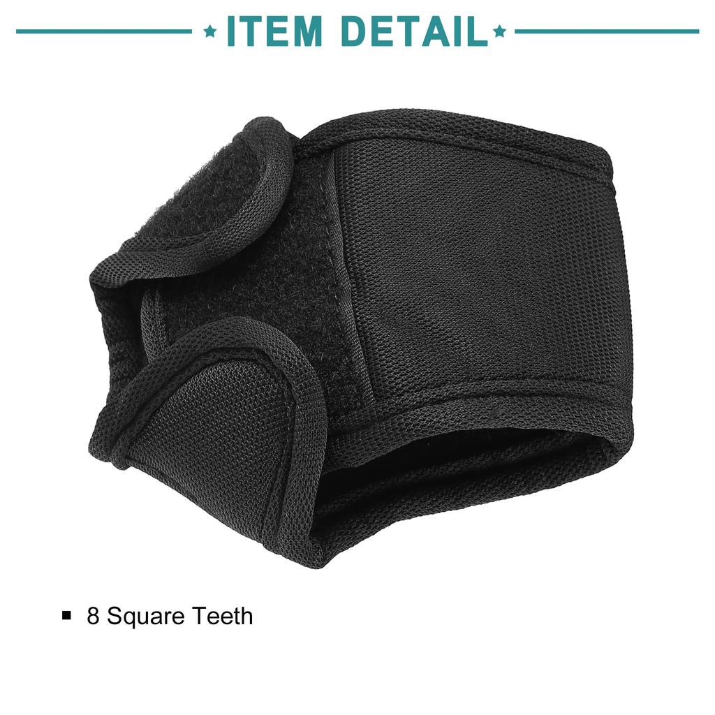 ACROPIX Gear Shift Knob Cover Sleeve Pad Universal Black 11pcs