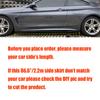 BDO1 For Mazda3 MK4 Sedan Diffusers Accessories 2019+ Side Skirts Extension Rocker Panels Lip Bumper ABS 8pcs Glossy Black