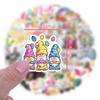 55/170 Easter Easter Rabbit Easter Eggs Doodle Stickers Suitcase Notebook Water Cup Stickers