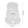 Baby Carseat Head Body Support Infant Carseat Cushion Head Body Support Breathable Newborn Carseat Insert for Cradles Strollers