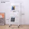 Floor Standing Magazine & Book Display Rack for Periodicals and Promotional Materials