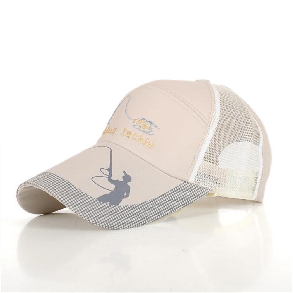 Men Outdoor Baseball Cap Sun Screen Mesh Hat Fishing Breathable Hat