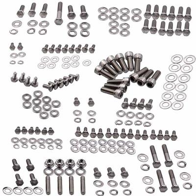 Stainless Steel Bolts Kit For Chevy SBC Engine Small Block 265 283 305 327 350